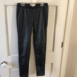 Michael Kors Leather Legging Pants Size 2